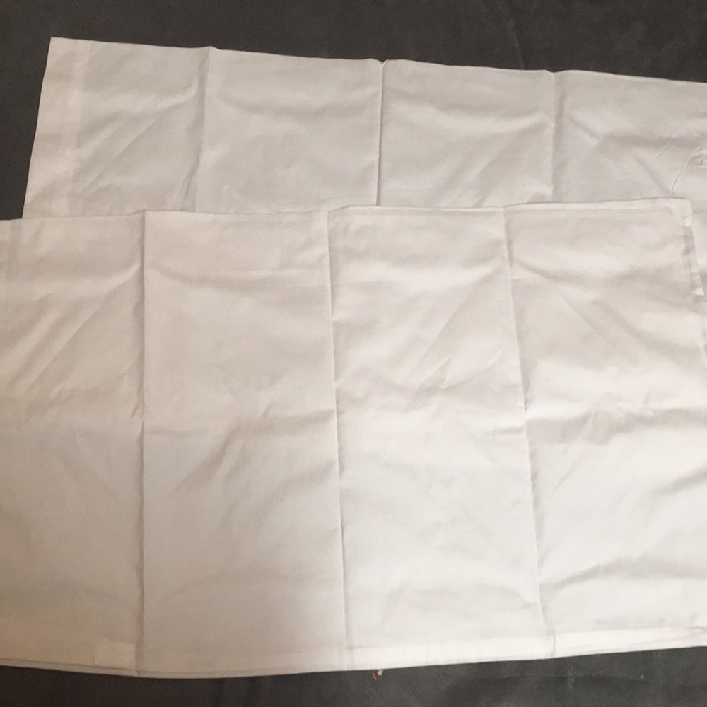 White pillowcase